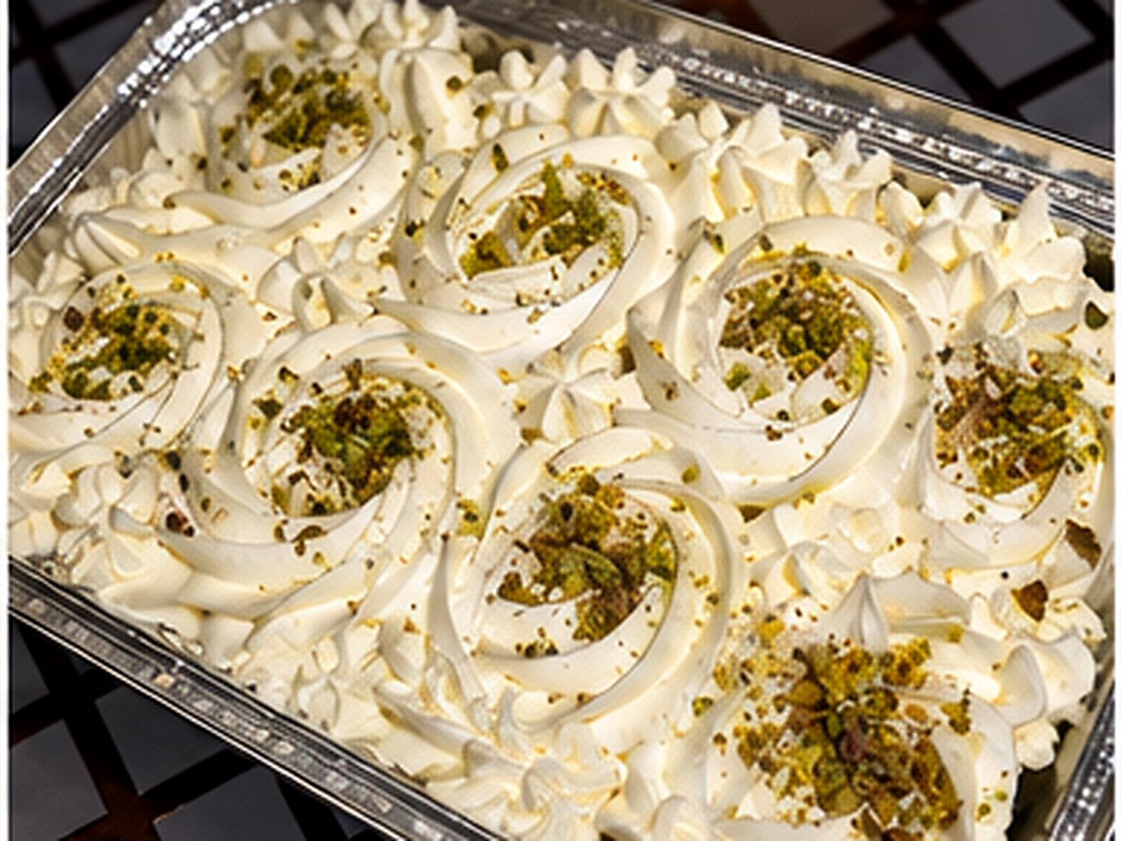 Sharing tray of milk cakes